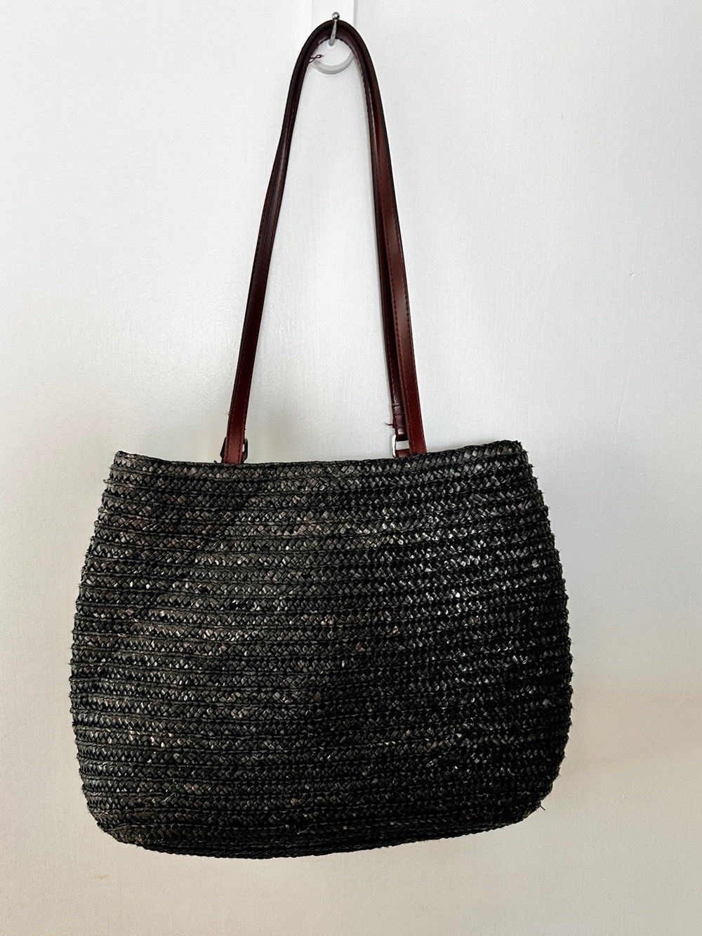 Woven Basket Shoulder Bag Bag Boho Texture Beach Summer Travel Capsule Market